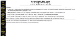 Desktop Screenshot of hearingmusic.com