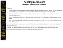 Tablet Screenshot of hearingmusic.com